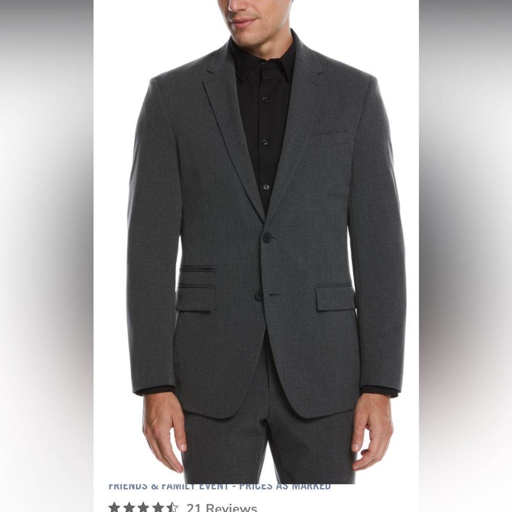 Perry Ellis portfolio slim fit comfort stretch suit